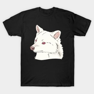 Albino Raccoon Head T-Shirt